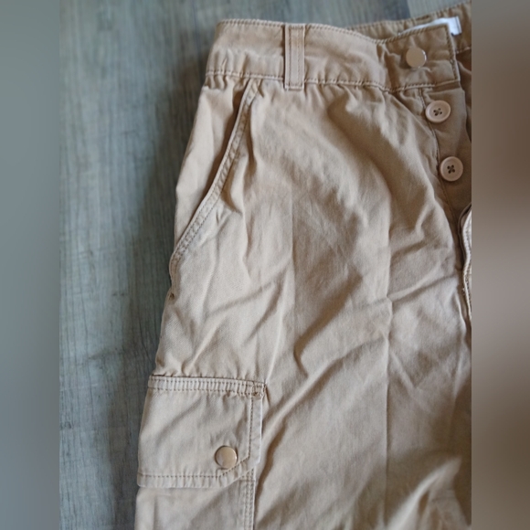 TOPSHOP Cargo Utility Jogger Pants in Tan, Size 6 - Picture 6 of 7